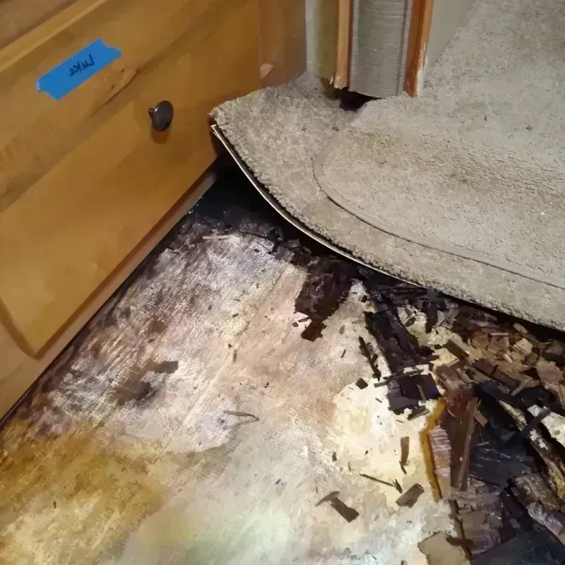 Wood Floor Water Damage in Peru, NY